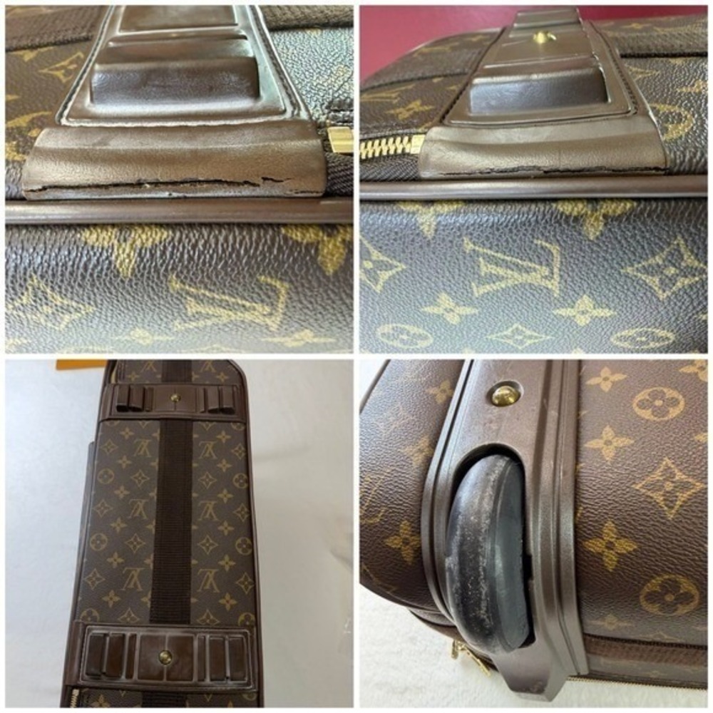Louis Vuitton Pegase 55 Monogram Canvas Rolling Luggage Suitcase Carry On Bag - Picture 16 of 16